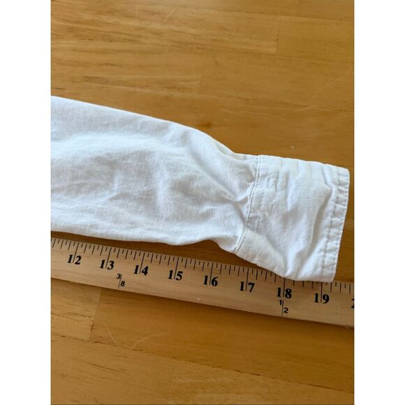 American Eagle Outfitters White Western Snap Button Shirt – Women’s P Small - Picture 10 of 10